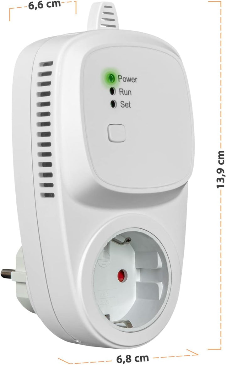 868MHz Funk-Thermostat/Raumregler Set, Sender mit Batteriebetrieb (2X AAA), Tuya Smart App für Smart