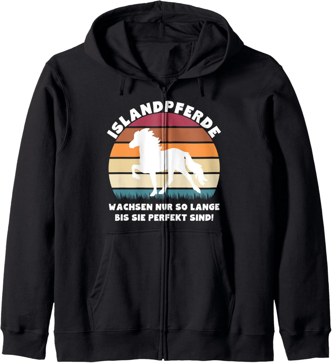 Isländer Islandpferd Islandpony Kapuzenjacke