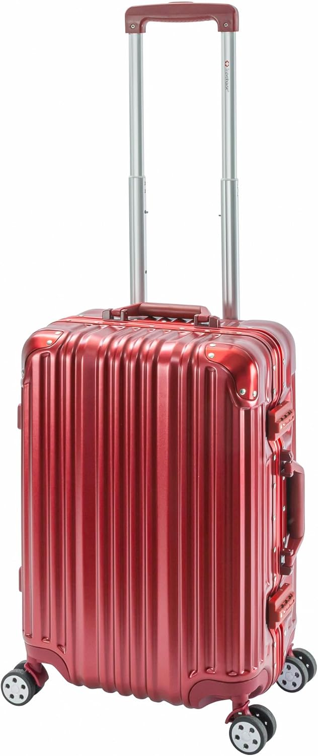 Travelhouse London Koffer Rot S-55cm Bordkoffer · Alu-Rahmen · Polykarbonat Hartschale · Handgepäckk