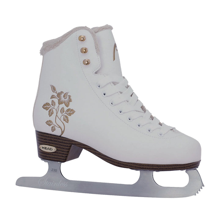 HEAD Eiskunstlauf Schlittschuhe Opal I Damen Schlittschuhe mit Edelstahlkufe I Floral-Design I ideal