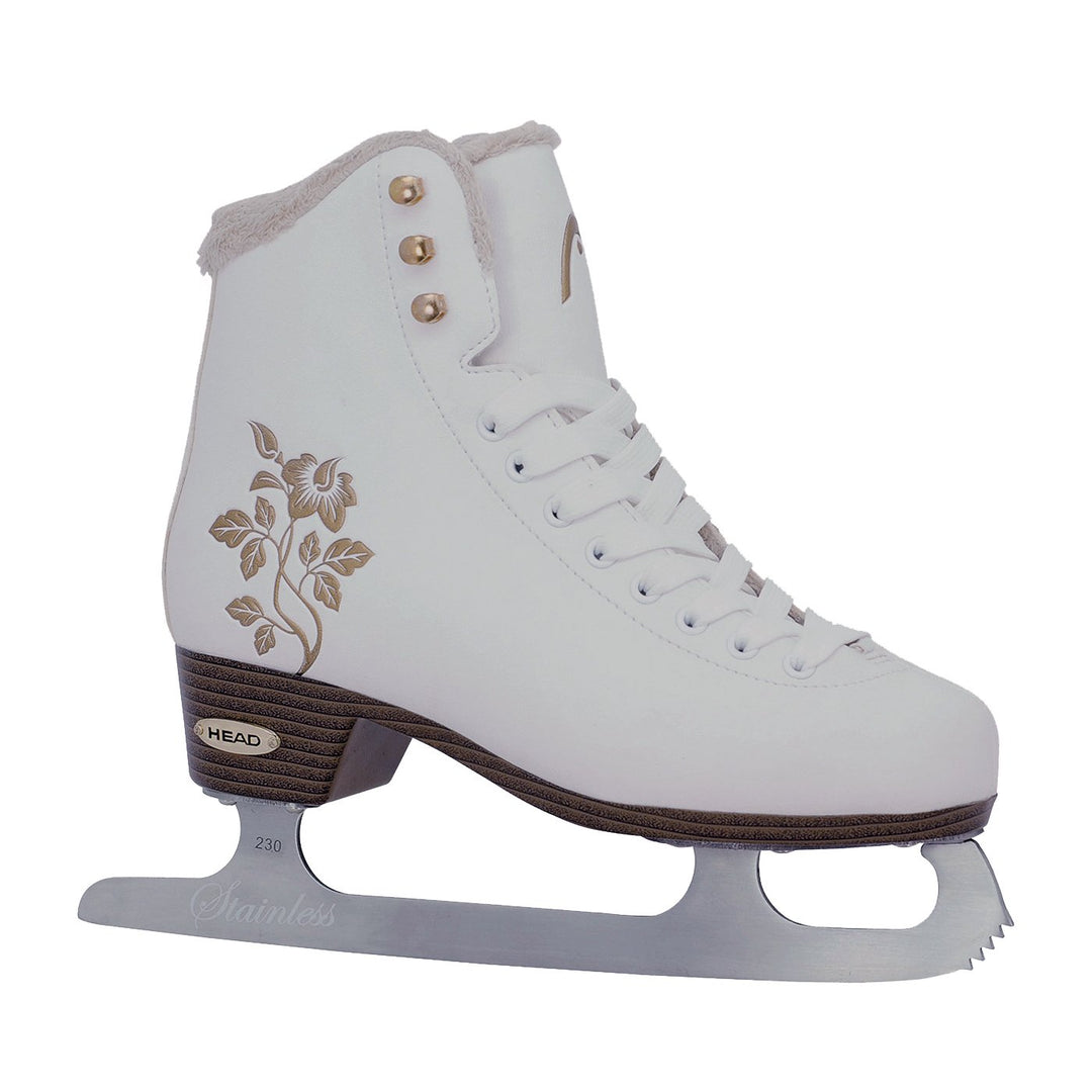 HEAD Eiskunstlauf Schlittschuhe Opal I Damen Schlittschuhe mit Edelstahlkufe I Floral-Design I ideal