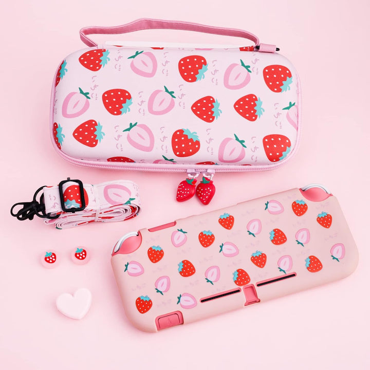 RHOTALL Tragetasche für Nintendo Switch Lite, niedliche Schutzhülle für Switch Lite mit TPU-Schutzhü