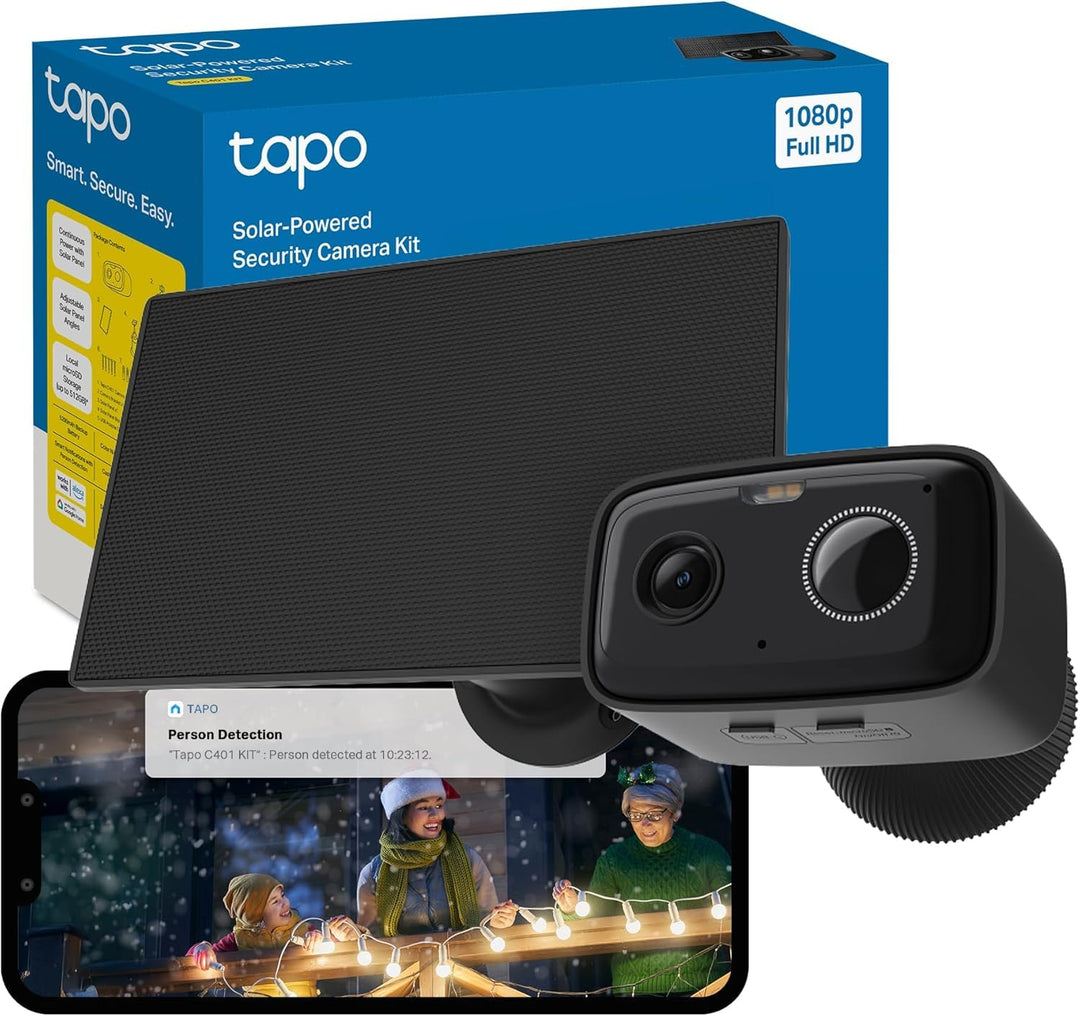 Tapo C401 KIT Solar Überwachungskamera für aussen, 1080p, 180-Tage-Akku, Kabellos, Farbnachtsicht, 2