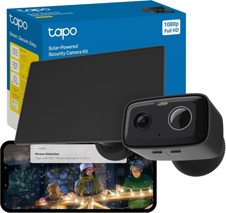 Tapo C401 KIT Solar Überwachungskamera für aussen, 1080p, 180-Tage-Akku, Kabellos, Farbnachtsicht, 2