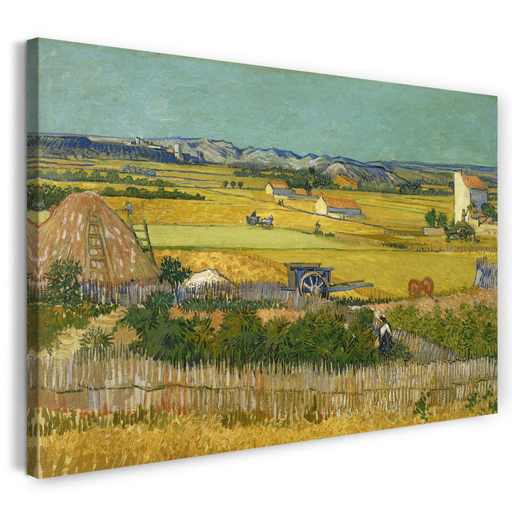 Printed Paintings Leinwand (80x60cm): Vincent Van Gogh - Die Ernte 80x60 cm, 80x60 cm