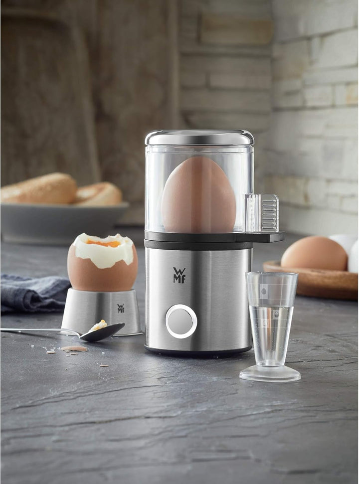 WMF Küchenminis 1-Ei-Eierkocher MyEgg mit Eierbecher, platzsparend, Stecker, Härtegradeinstellung, Ü