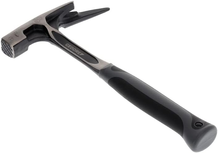 GEDORE 1576143 Latthammer mit Magnet, 340 mm, Anti-Vibrationssystem, Ergonomischer Griff, Kopf und S