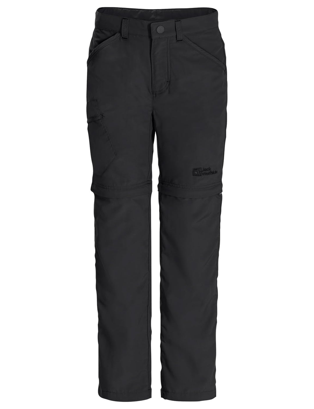 Jack Wolfskin Unisex Kinder Wanderhose Safari Zip Off Pants K 104 Schwarz, 104 Schwarz