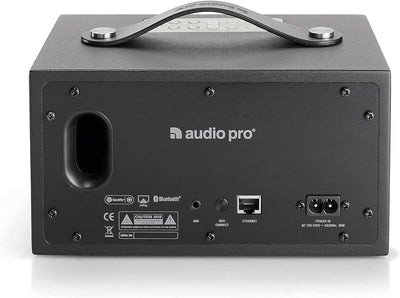 Audio Pro Addon C3 - Tragbarer Multiroom Lautsprecher Klein mit Bluetooth & WiFi - Kabelloser Smart