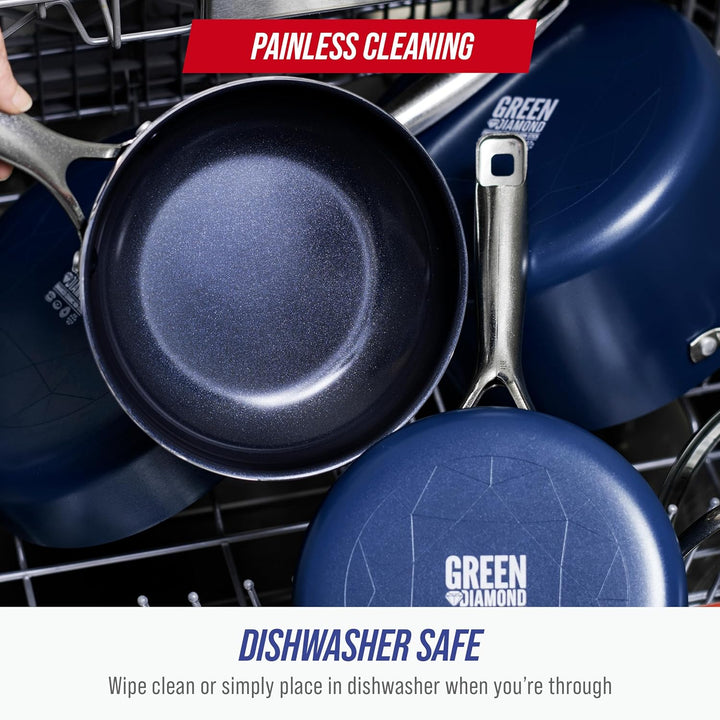 Blue Diamond 5QT Sautepan blau, 5QT Sautepan