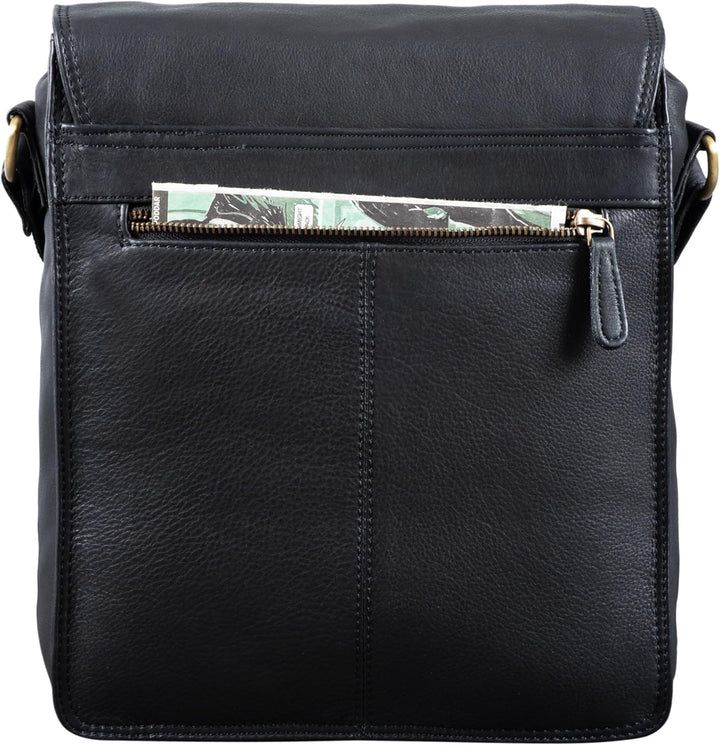STILORD Lars Vintage Umhängetasche Leder Herren Hochformat für 13,3 Zoll Tablet MacBooks und iPad Sc