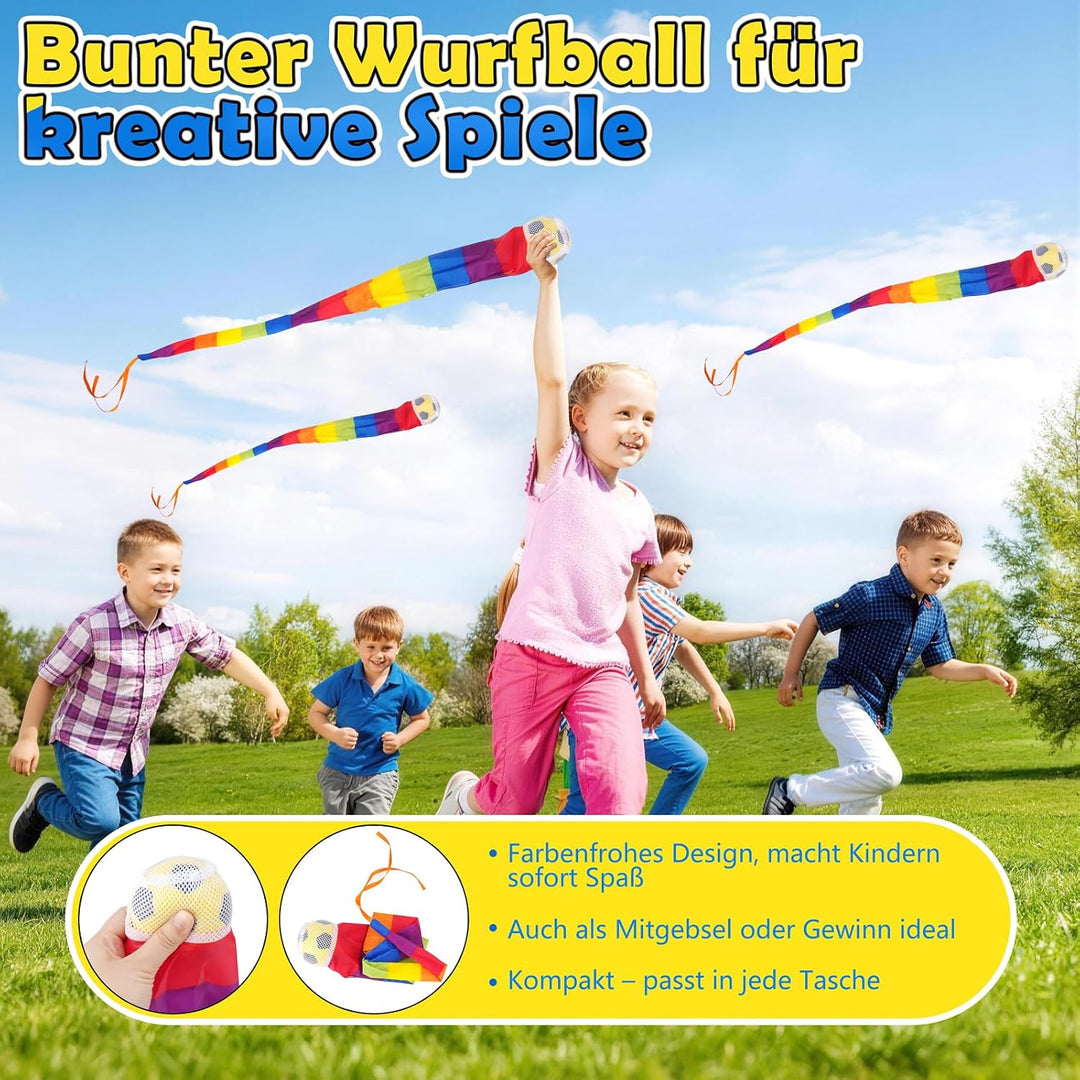 Outdoor Spiele Geburtstag Partyspiele für Erwachsene, Klettballspiel Klettball,Sackhüpfen Säcke, Sch