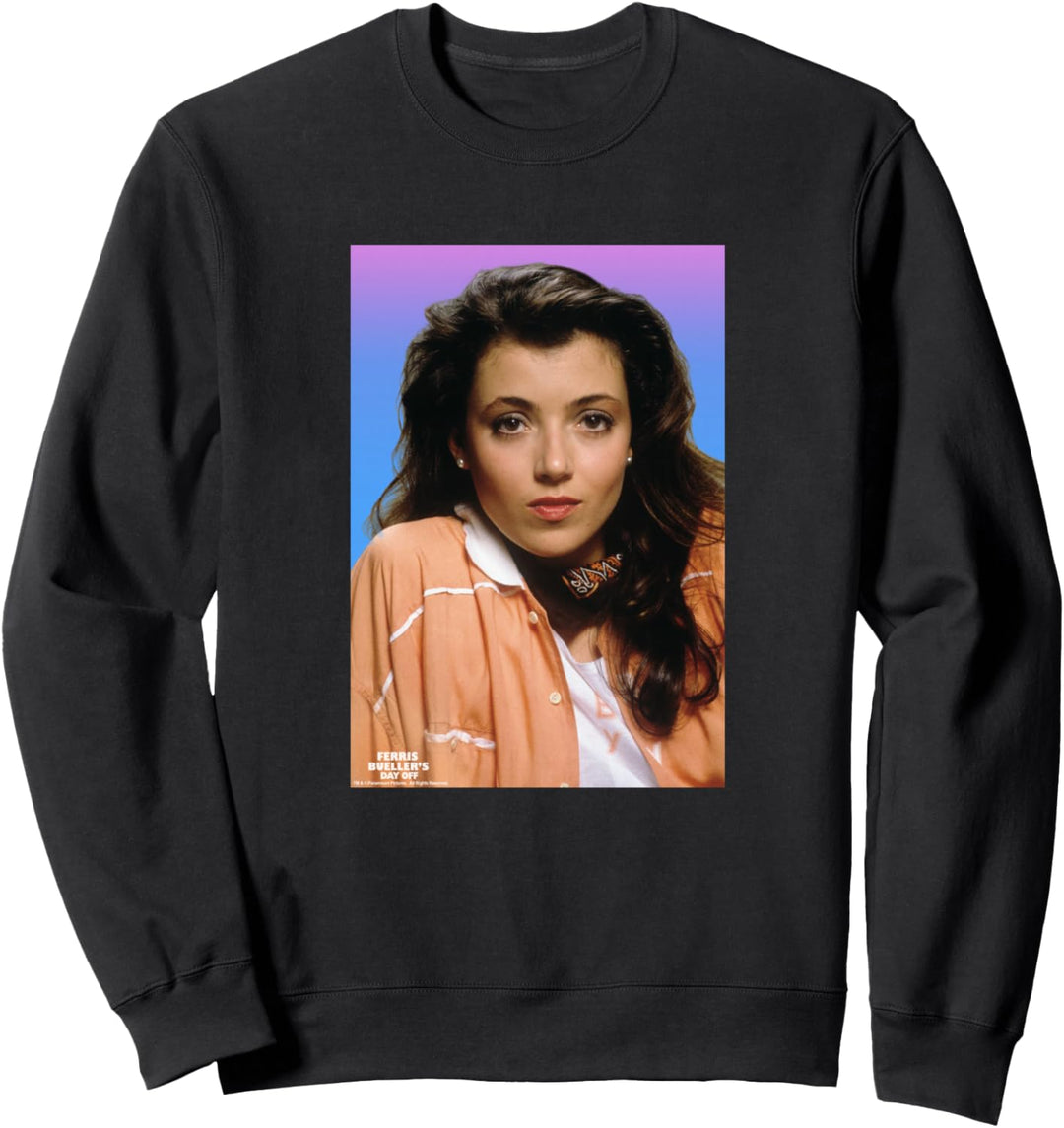 Ferris Bueller Sloane Photoreal Portrait Sweatshirt