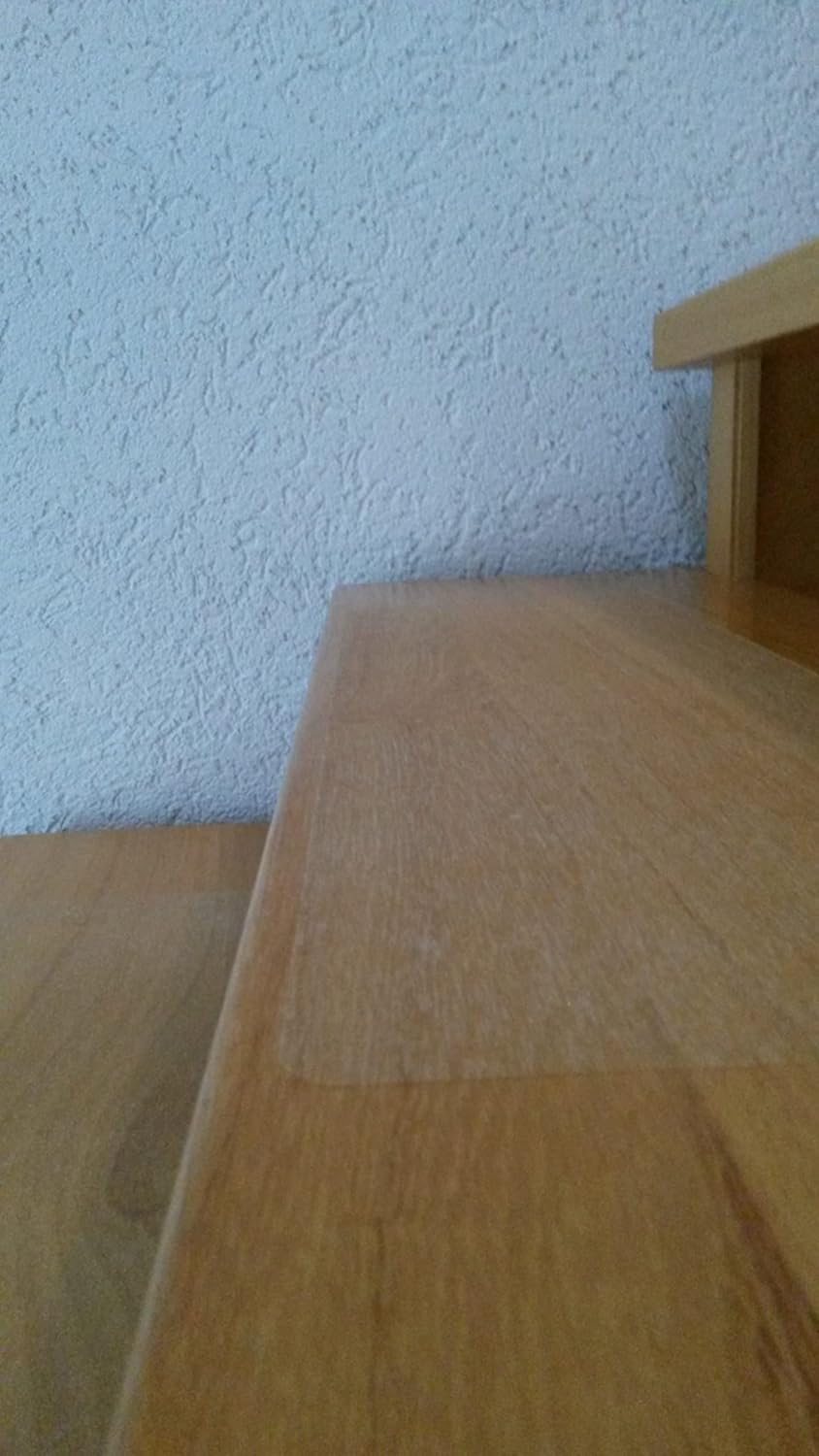 15 Anti Rutsch Schutz Streifen gummiert strukturiert transparent ca. 80 cm x 5 cm, für Hund und Kind