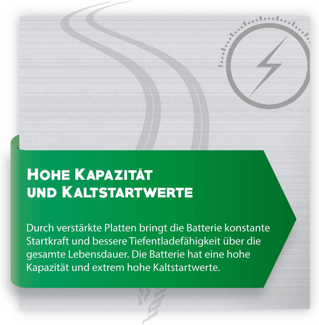 Aufsitzmäher Batterie 12V 30Ah 310A/EN 53030 Rasentraktor Batterie Plus Pol Rechts 30AH PLUSPOL RECH