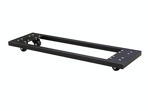Casaflora ultrastarke Pflanzenroller für Pflanztröge, schwarz 92x32x7 cm -passend für Kübel von east