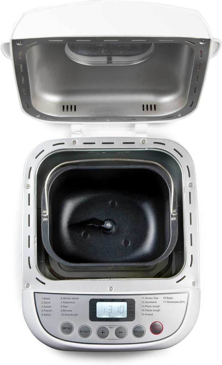 DOMO B3976 Brotbackautomat 500-750-1000gr - 17 Programme - inkl. glutenfreiem Programm - mit Timer -