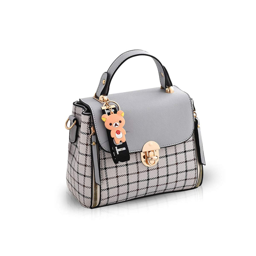 NICOLE&amp;DORIS Handtaschen für Damen Niedliche Umhängetasche Mädchen Reissverschluss Handtasche PU Led