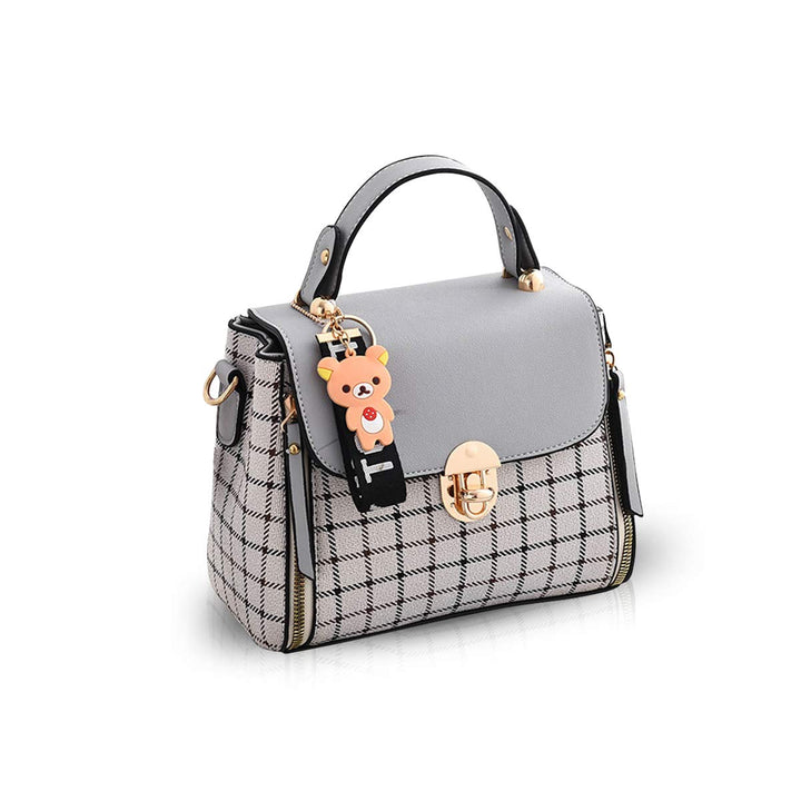 NICOLE&amp;DORIS Handtaschen für Damen Niedliche Umhängetasche Mädchen Reissverschluss Handtasche PU Led