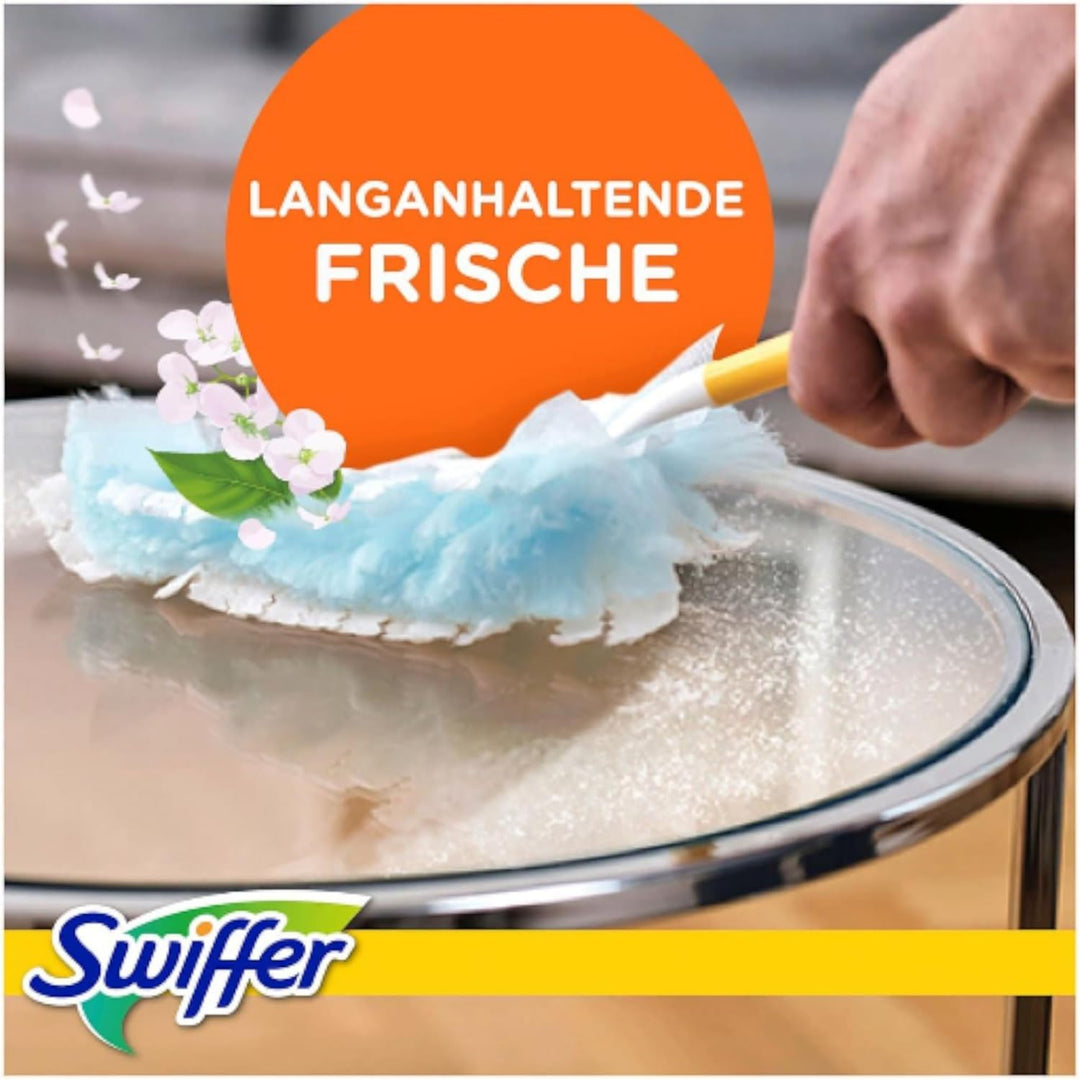 Set Swiffer® Staubmagnet XXL Teleskopgriff + 1 Handgriff + 14 Tücher