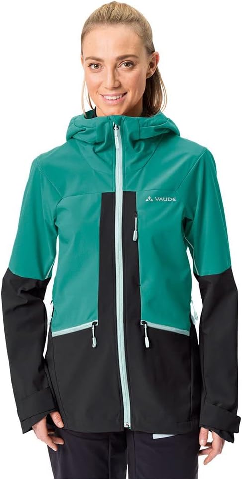 VAUDE Damen Women's Monviso Softshell Jacket Jacke 38 Schwarz, 38 Schwarz