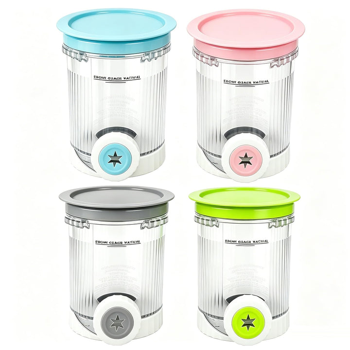 4er Set Eisbehälter mit Deckeln,480 ml,BPA-frei und Spülmaschinenfest,Zubehör Kompatibel mit Ninja S