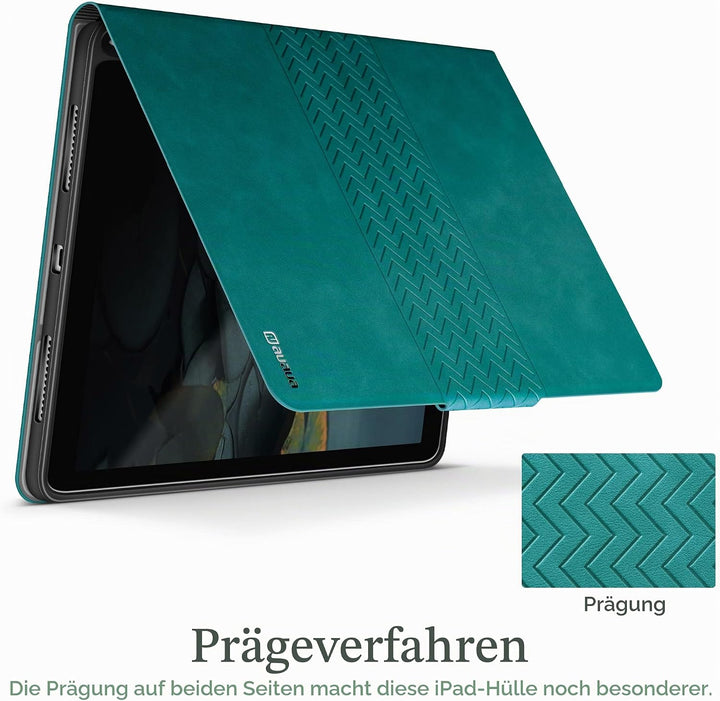 AUAUA Hülle für iPad 10. Generation 2022, 10,9 Zoll Hülle mit Apple Stifthalter, Auto Schlaf/Aufwach