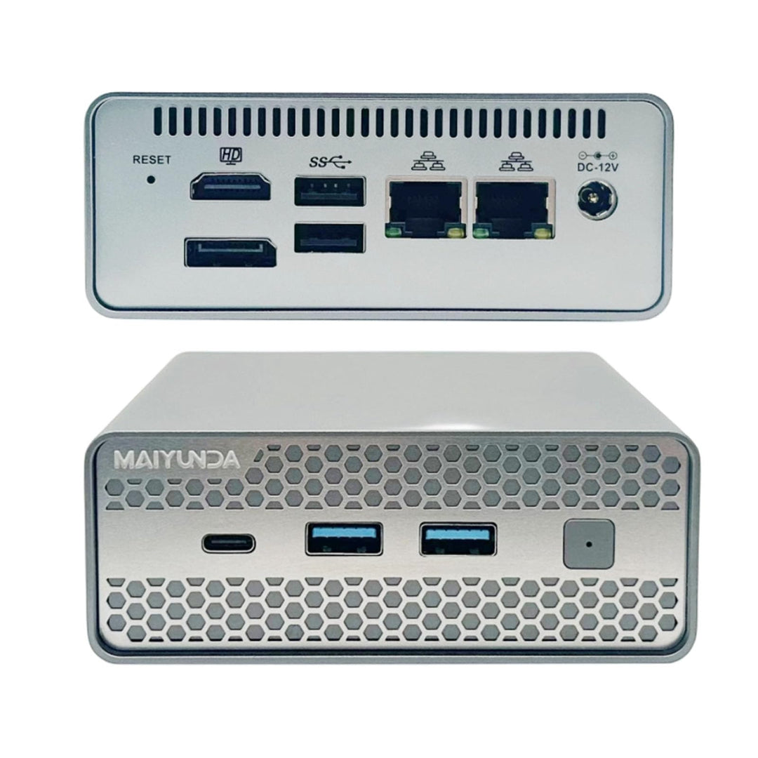 Desktop-NAS Mini-PC (M1S N150), 2X i226-V 2,5G, Unterstützung für 4X M.2 NVMe und DDR5, 34 TB NAS (N