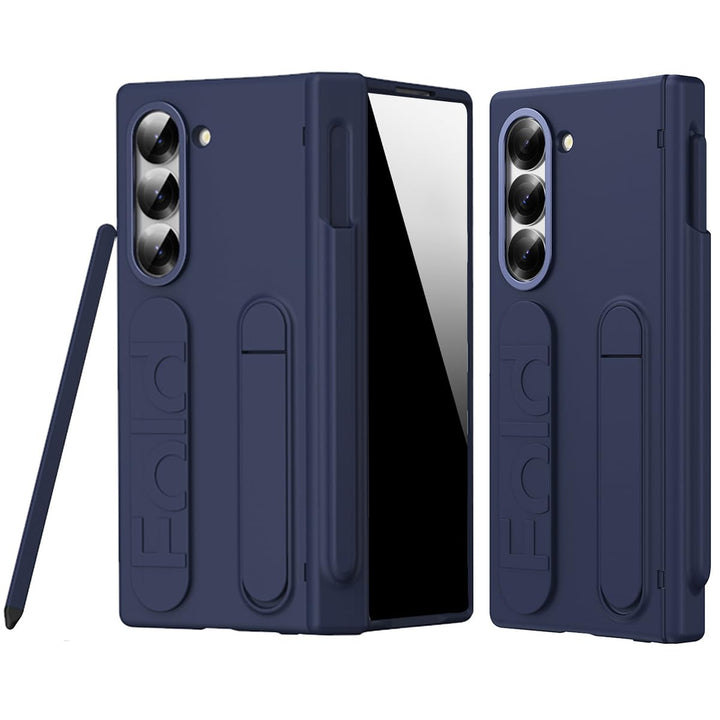 NINKI für Samsung Galaxy Z fold 7 Hülle mit Stift, Anti-Kratzer Displayschutz fold7 Hülle mit Stände