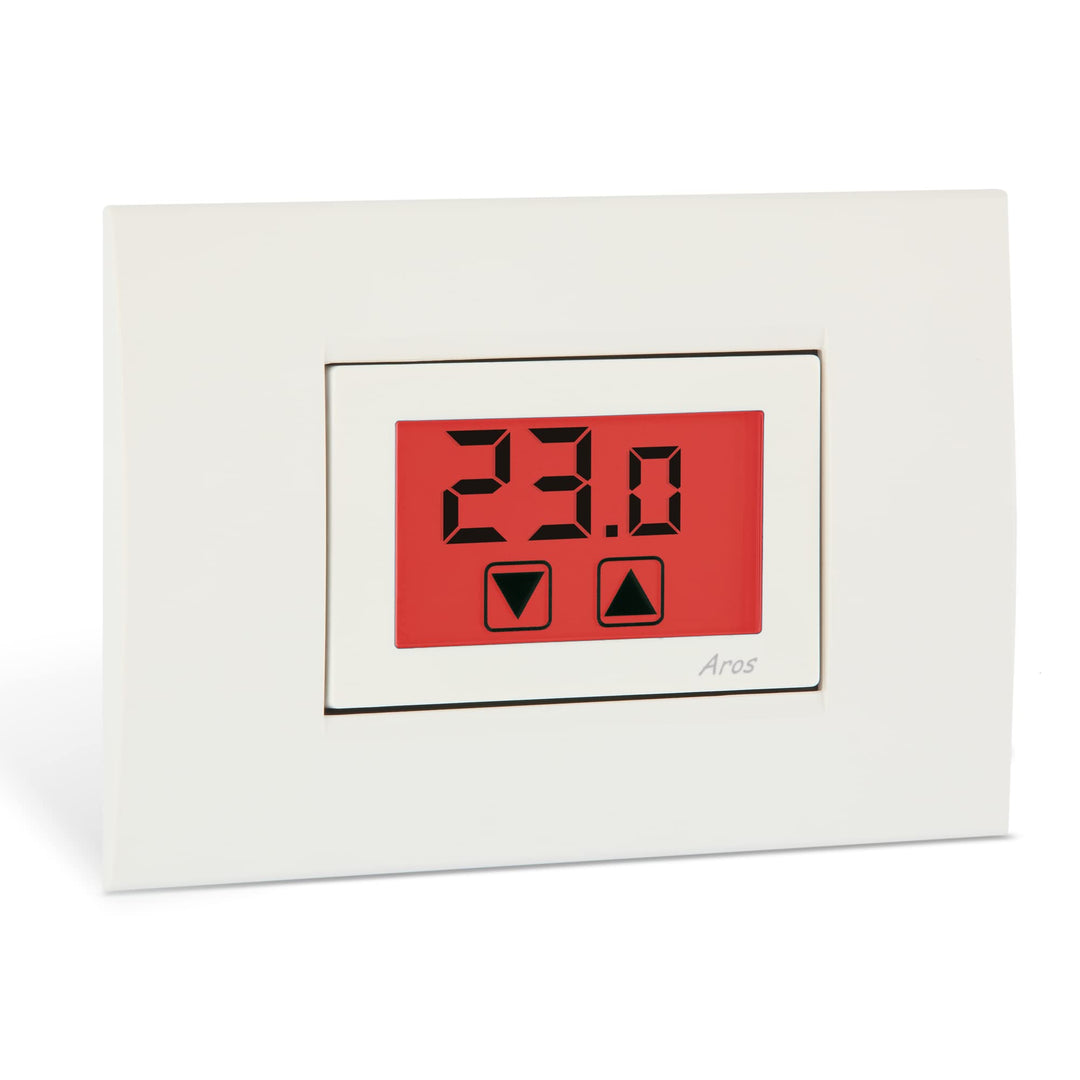 Thermostat Wandhalterung VE453700 CHRONOS 230 weiss wöchentliche Stromversorgung 230 V Vemer