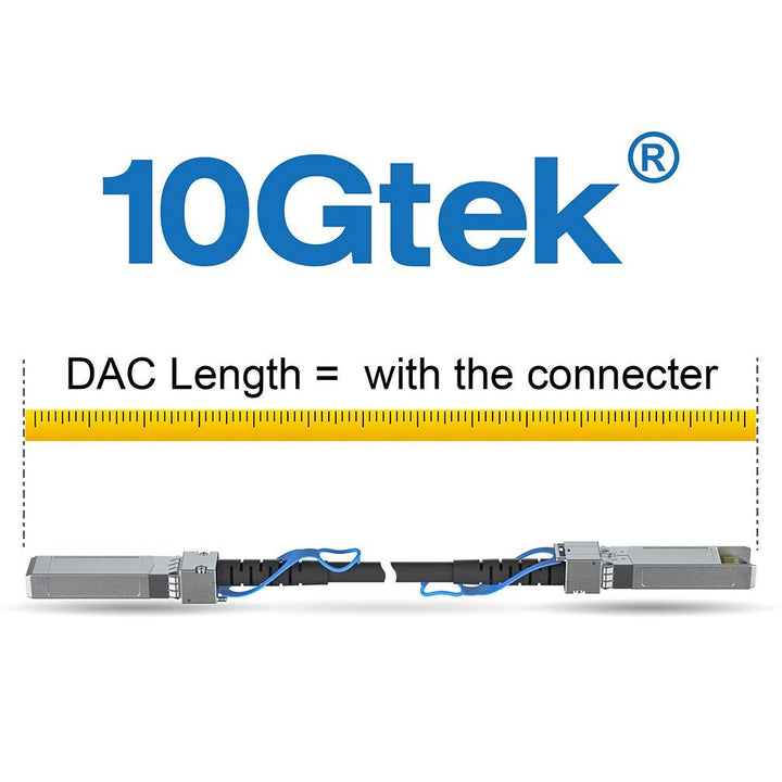 10Gtek 100Gb/s QSFP28 DAC Cable - 100GBASE-CR4 ETH 100GbE Passive Direct Attach Copper Cable for Int