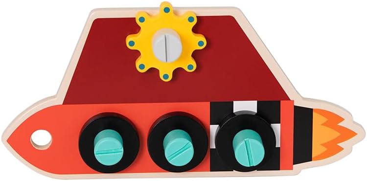 Classic World Werkbank Kinder Rakete ab 3 Jahre | Werkzeugbank mit 51 Teilen | Spieltisch mit Werkze