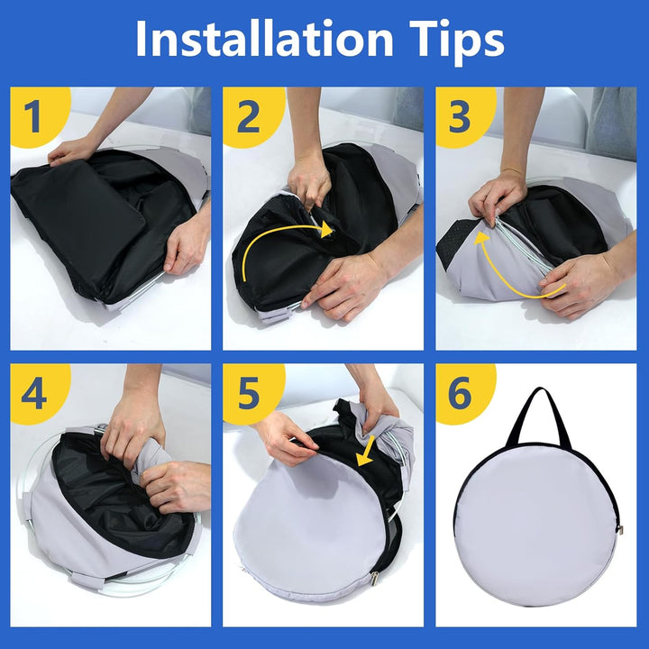 HoYiXi Universeller Laptop-Sonnenschutz und Privatsphäre, faltbarer Sonnenschutz, für 33-40,6 cm (13