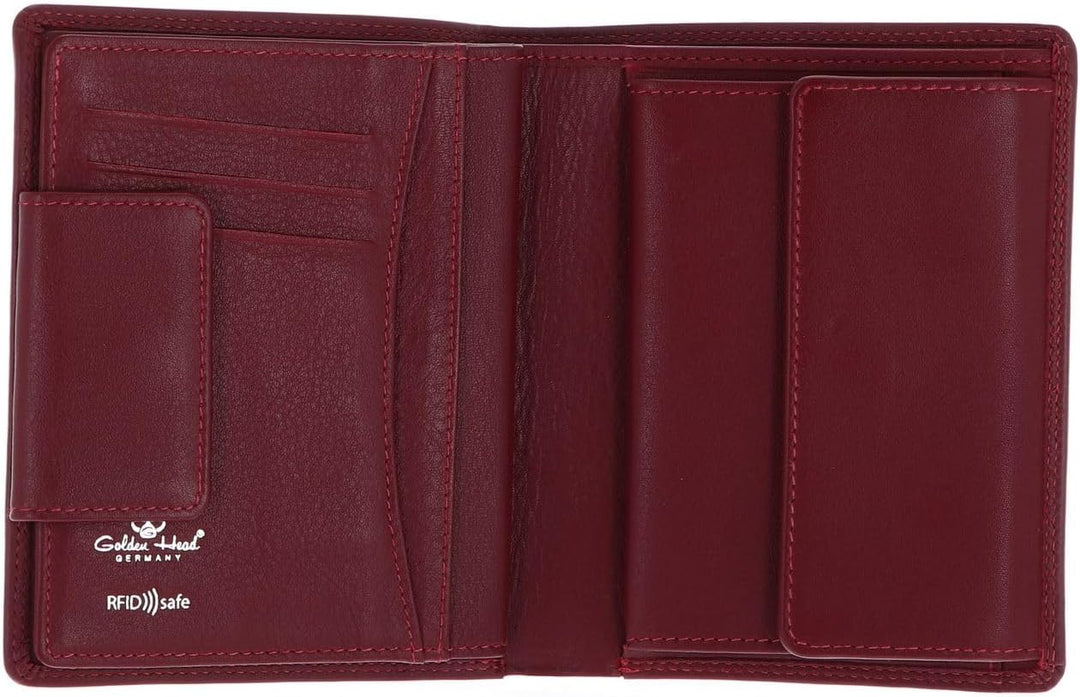 Golden Head Polo - Geldbörse 9cc 13 cm RFID rot