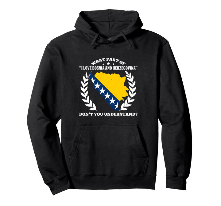 Bosnien Und Herzegowina Bosnisch-Herzegowinische Wurzeln Erbe Pullover Hoodie