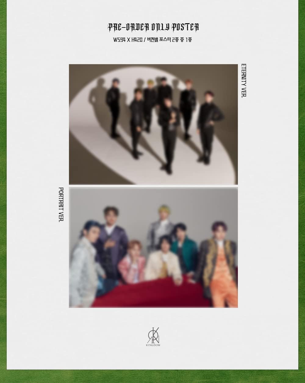 Dreamus KINGDOM - History Of Kingdom : PartⅤ. Louis 5th Mini Album+Folded Poster (Portrait+Eternity