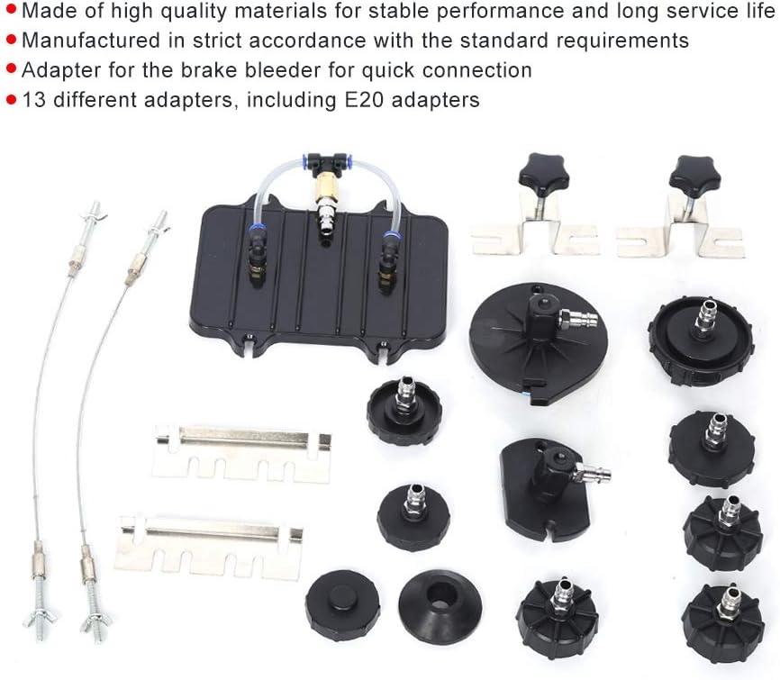 Werkzeuge Adapter Set 13 TLG/Set Druckluft Bremsenentlüfter Bremsenentlüftungsgerät E20 für die meis