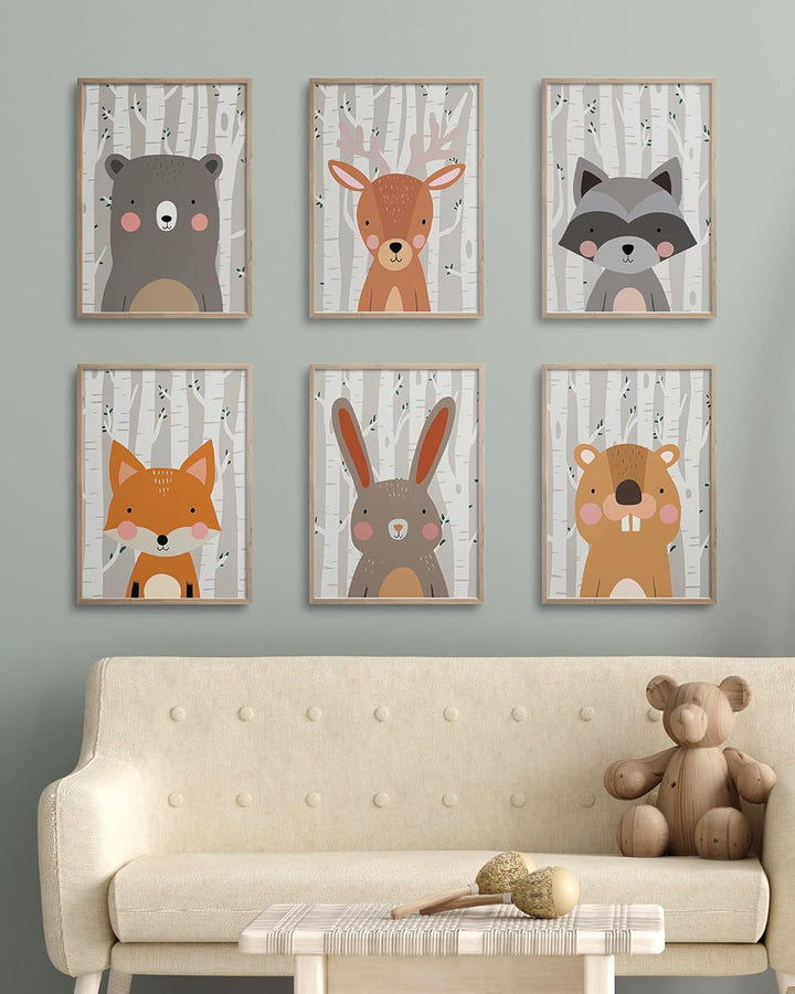 Hambient Poster Kinderzimmer - Bilder Babyzimmer Deko, Junge, Mädchen - Wandbilder, Kinderposter, De