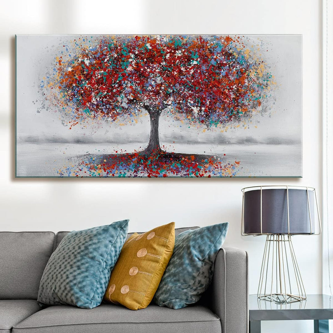 GILDE Bild Gemälde Baum Pomposa 60x120x4cm