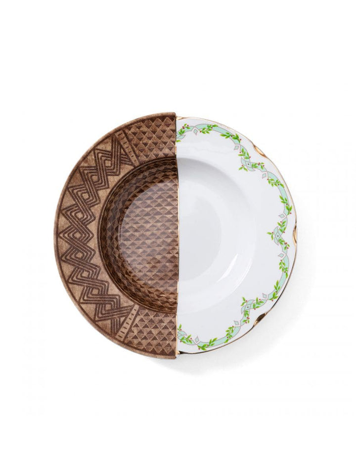 PIATTO FONDO PORCELLANA SELETTI HYBRID MALAO ART 09133 Malao 25㎝, Malao 25㎝