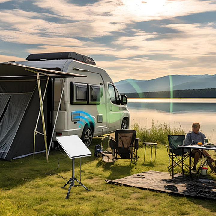 Stativständer für Starlink Gen 3, tragbares Stativ mit Starlink Gen 3 Rohradapter und 60-95 cm Teles