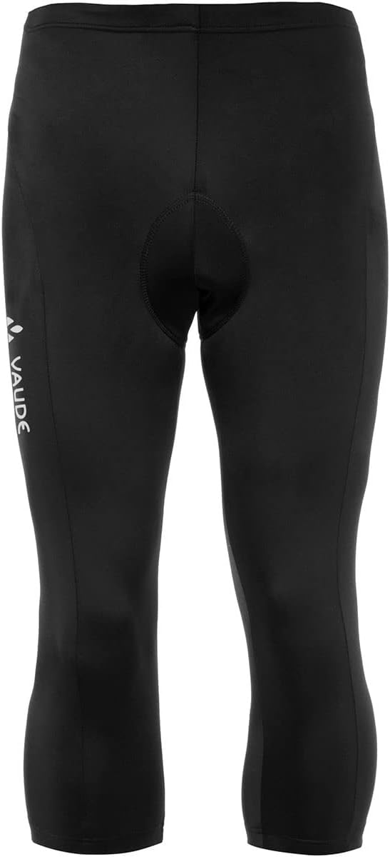 VAUDE Men's Active 3/4 Pants - Radhose Herren gepolstert 4XL Black Uni, 4XL Black Uni