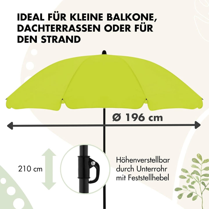 derby Strandschirm Mittelmast, hellblau