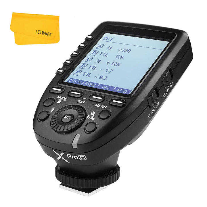 Godox Xpro-c E-TTL 2.4 G Wireless High Speed Sync 1/8000s X System HSS Blitzauslöser für Canon EOS K