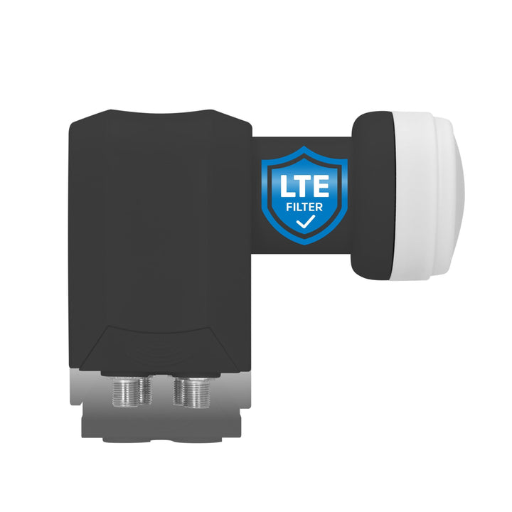TechniSat Universal-Quattro-LNB mit 40mm Feedaufnahme (Multischalterbetrieb für viele Teilnehmer, ke
