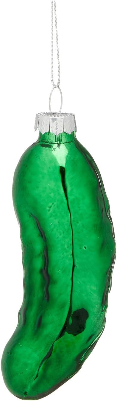 24 Stück Weihnachtsgurke Glas Gurke 11cm Baumschmuck Christmas Pickle Weihnachten