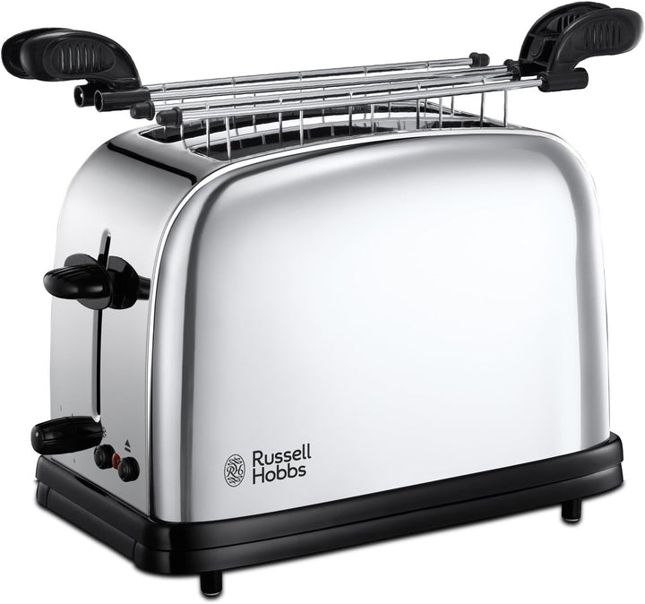 Russell Hobbs Toaster Sandwich [für 2 Scheiben inkl. Sandwich-/Panini-Zangen] Victory Edelstahl (ext