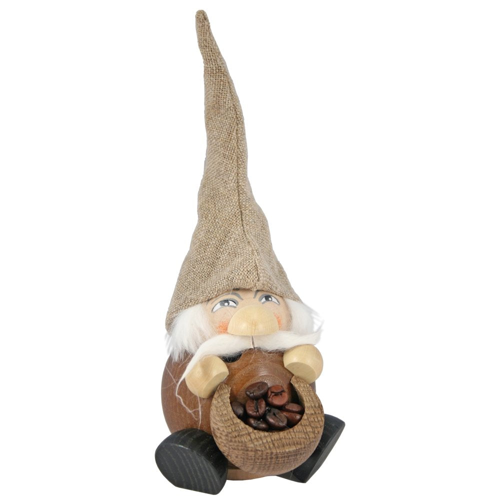 Seiffener Volkskunst | Räuchermann Figur | Duftzwerg 19 cm | Räucherfigur | Räuchermännchen Erzgebir