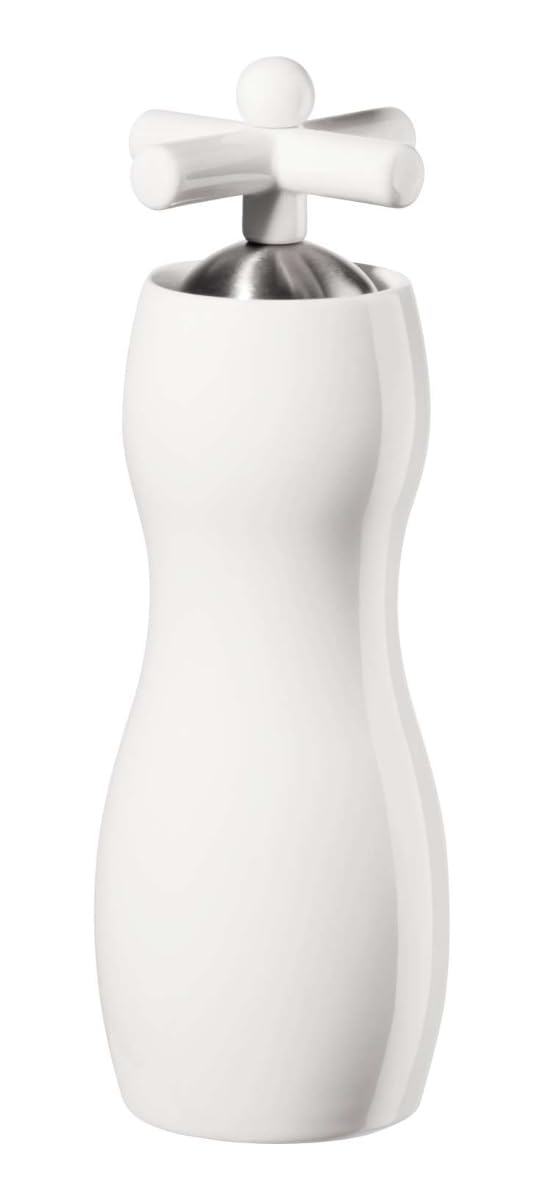 ASA 10391017 Salz-, Pfefferstreuer, Porzellan, 23, 2cm, Weiss