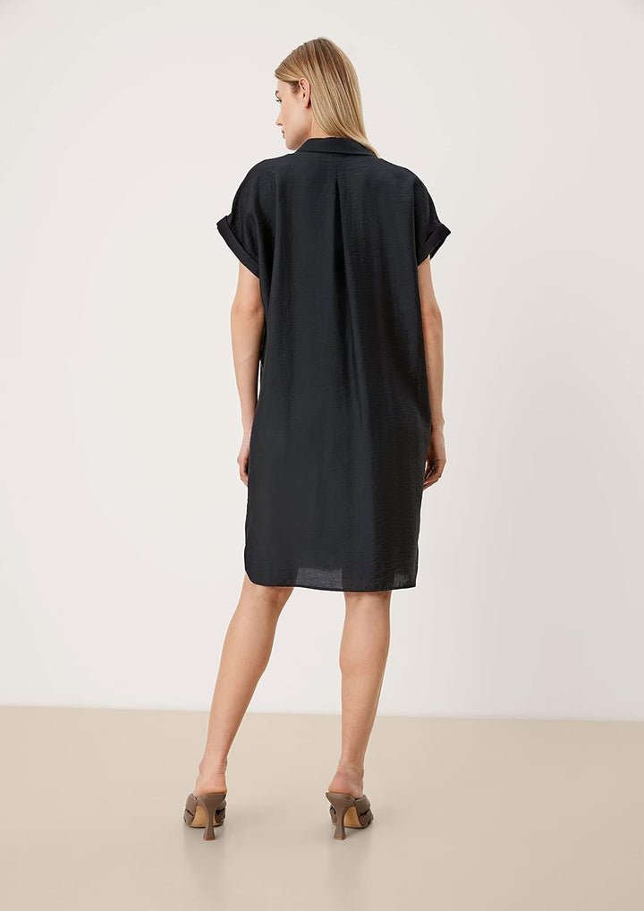 s.Oliver BLACK LABEL Damen Kleid 32 Schwarz, 32 Schwarz